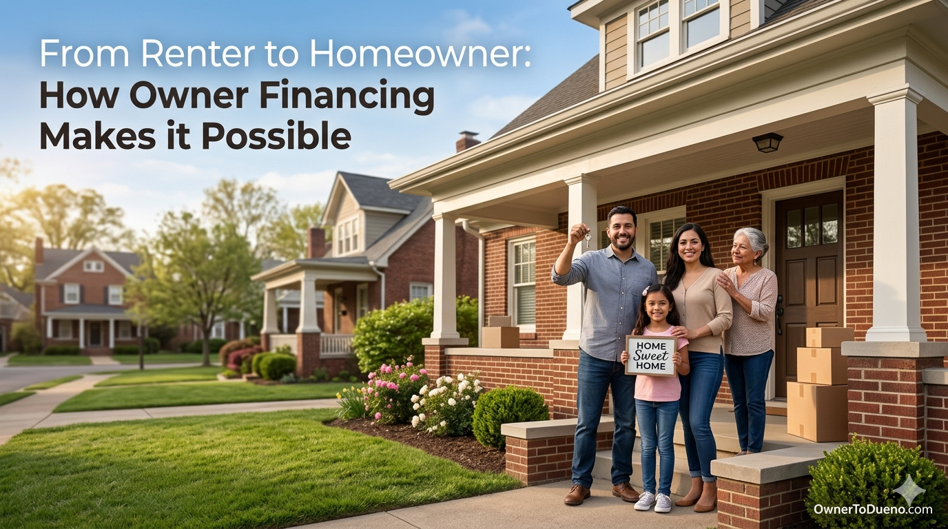From Renter to Homeowner: How Owner Financing Makes it Possible